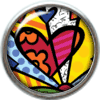 Stained glass heart