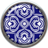 Traditional blue and white design