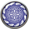 Traditional blue and white design