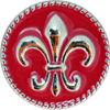 Fleur de Lis on Red