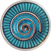 Teal Spiral