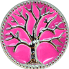 Tree on Pink Enamel