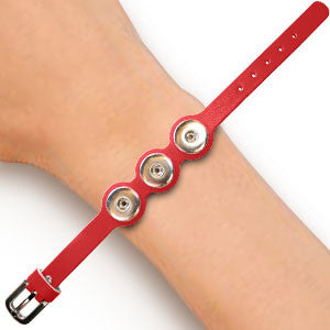 Bracelet - Skinny Fire Engine Red