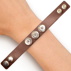 Bracelet - Smooth Leather Milk Chocolate